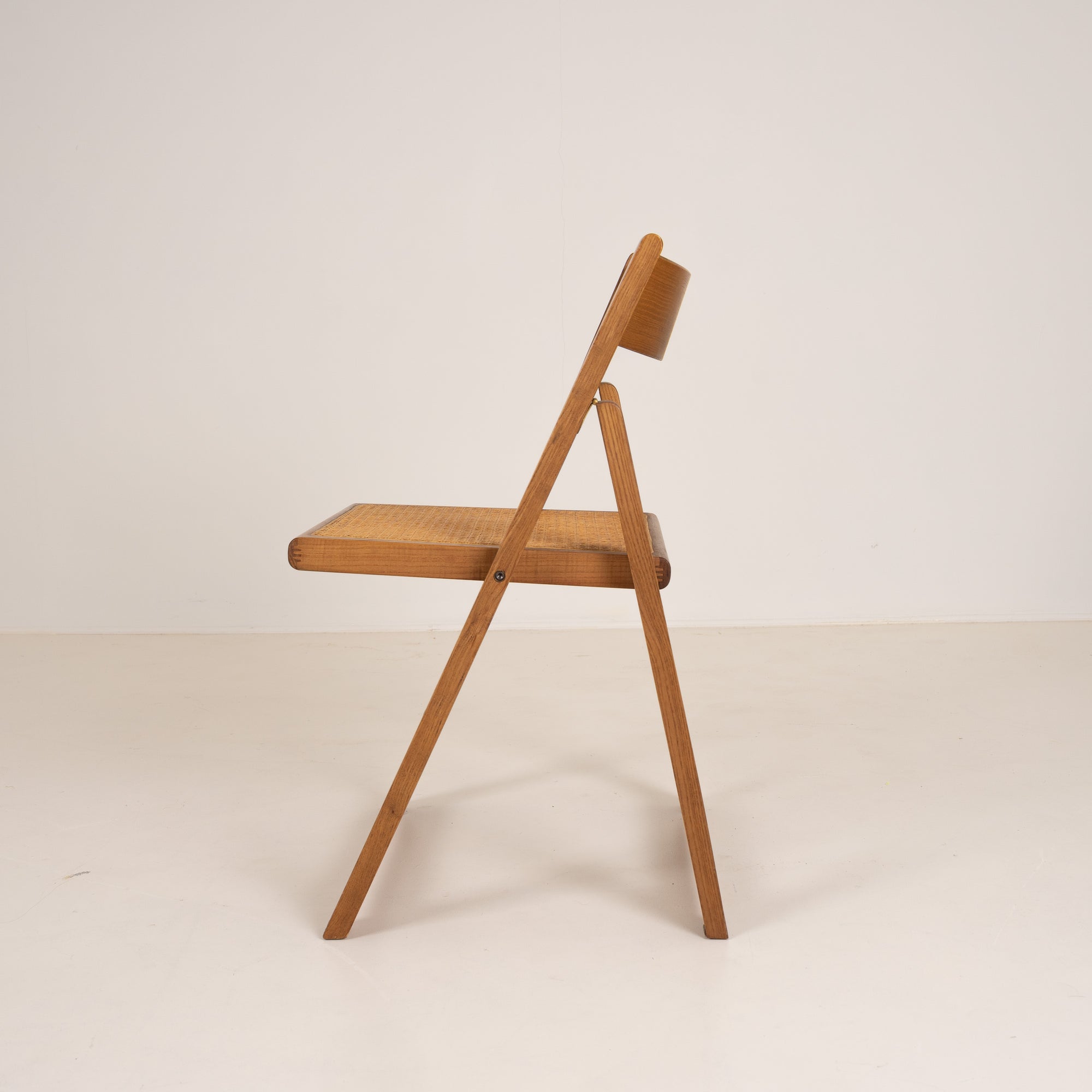 Set of Four Folding Dining Chairs,