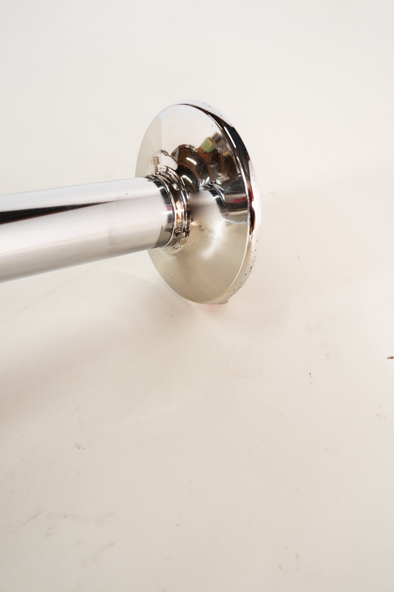 ZILVEREN &amp; GLAZEN DRIEVOUDIGE HANGLAMP 