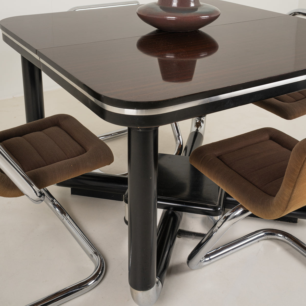 1980s ROBUST WOODEN TABLE