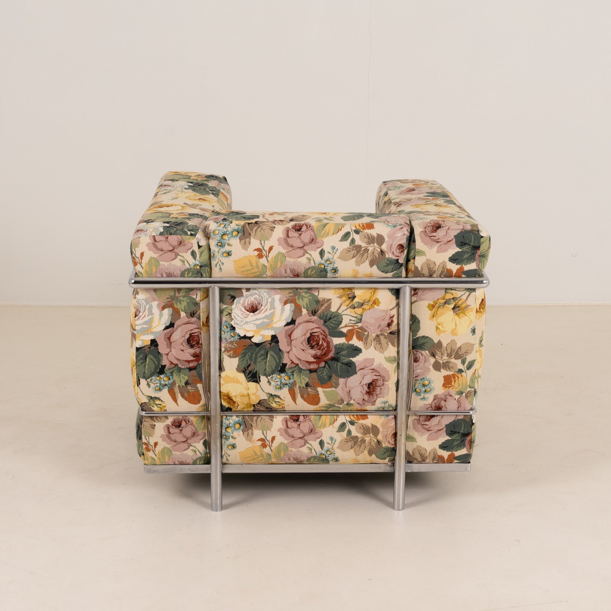 Cassina LC2 Armchair – Floral Upholstery
