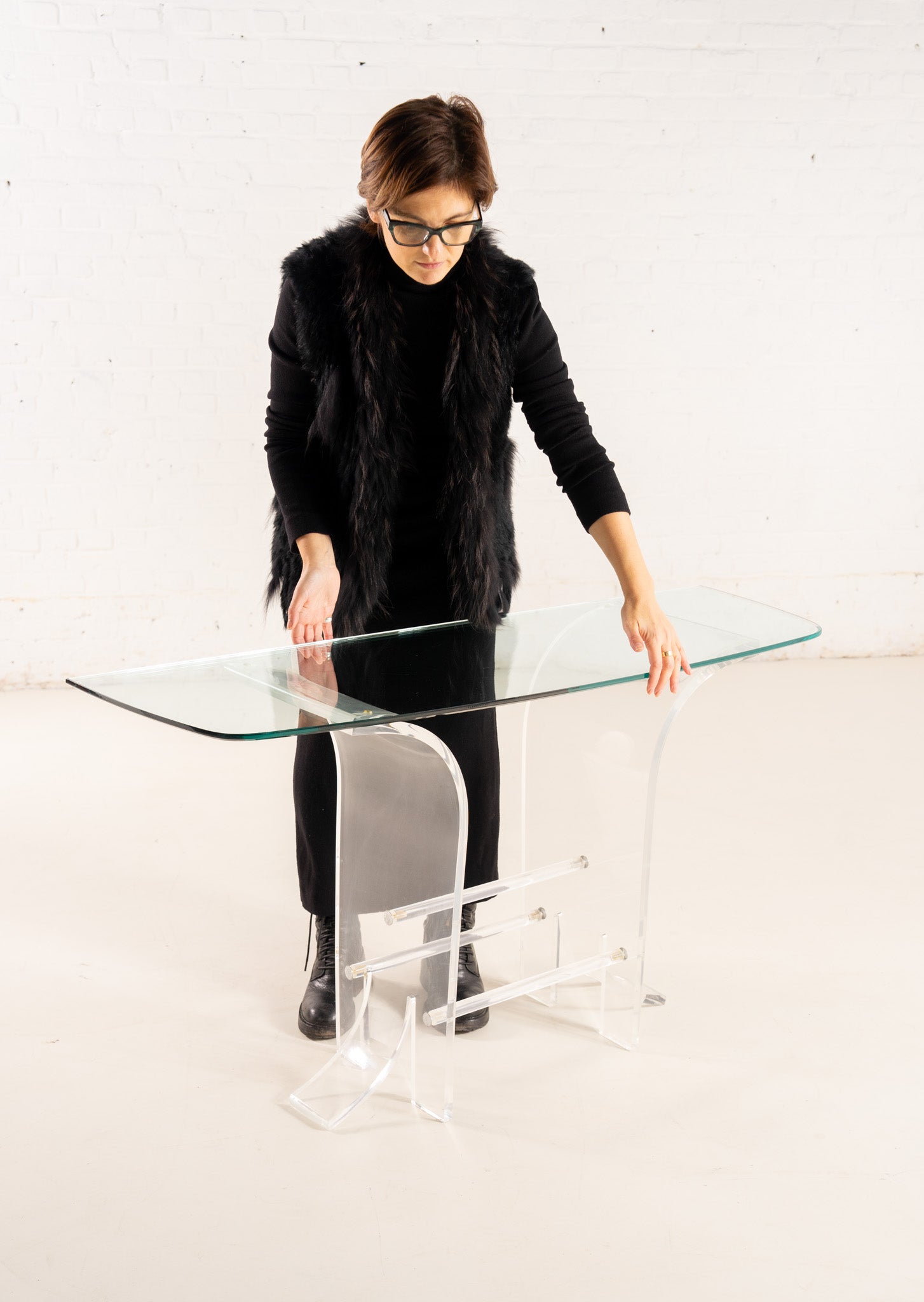 GLAS &amp; PLEXI CONSOLE