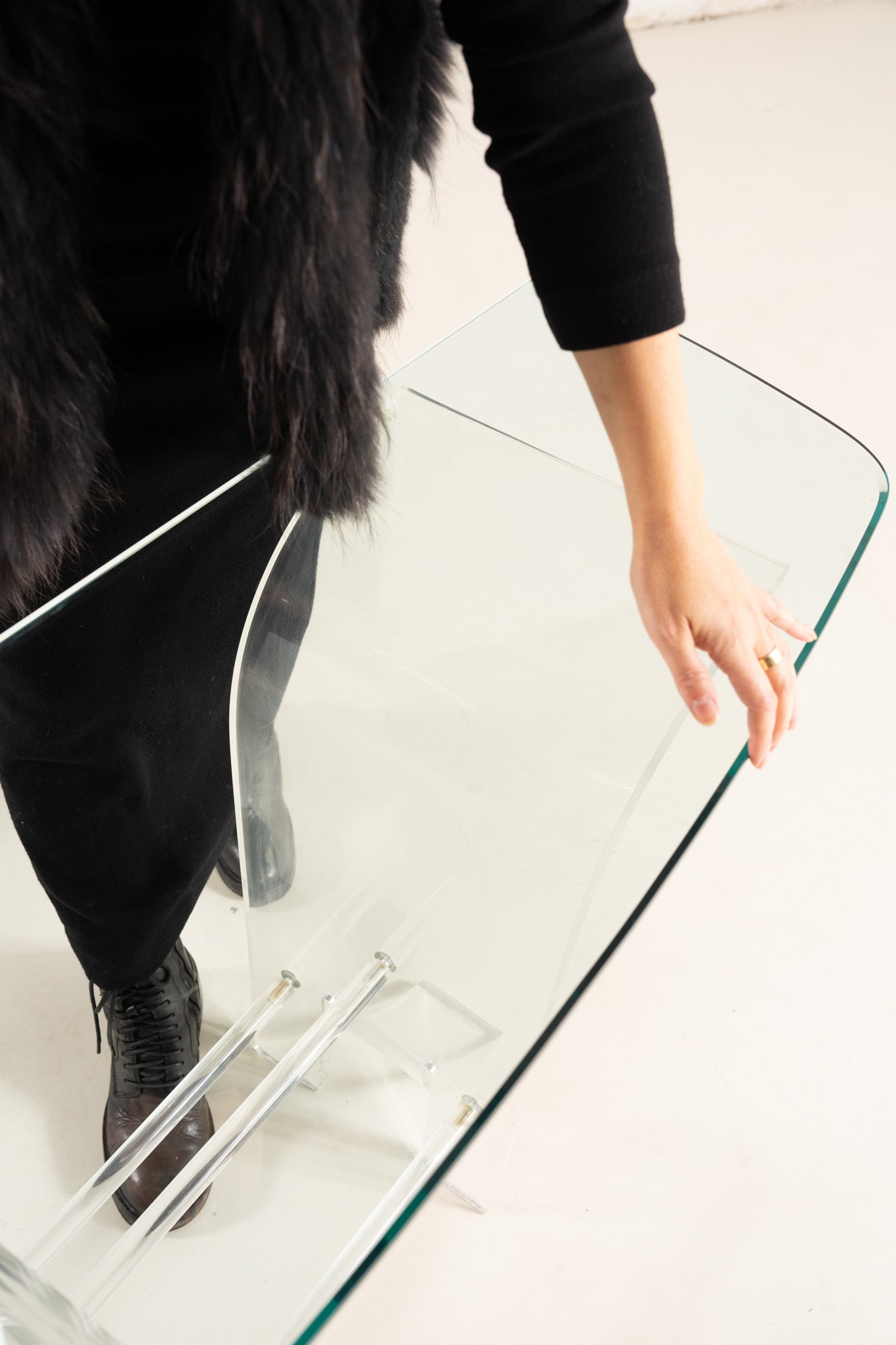 GLAS &amp; PLEXI CONSOLE