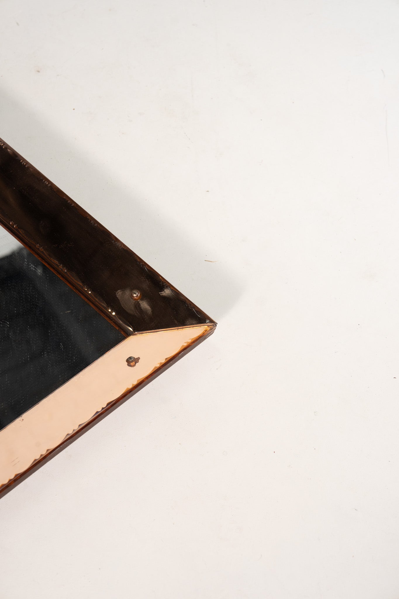 VOLLEDIG GLAS ROZE SPIEGEL 