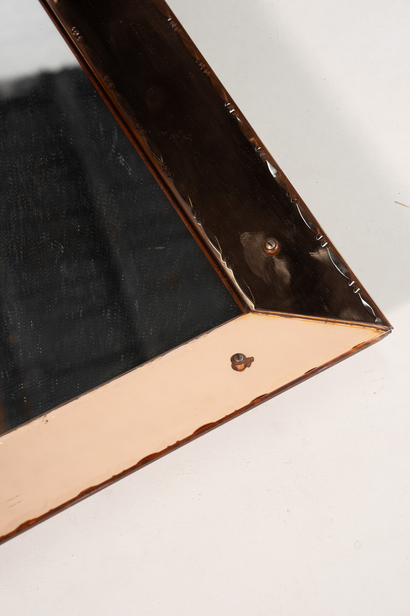 VOLLEDIG GLAS ROZE SPIEGEL 