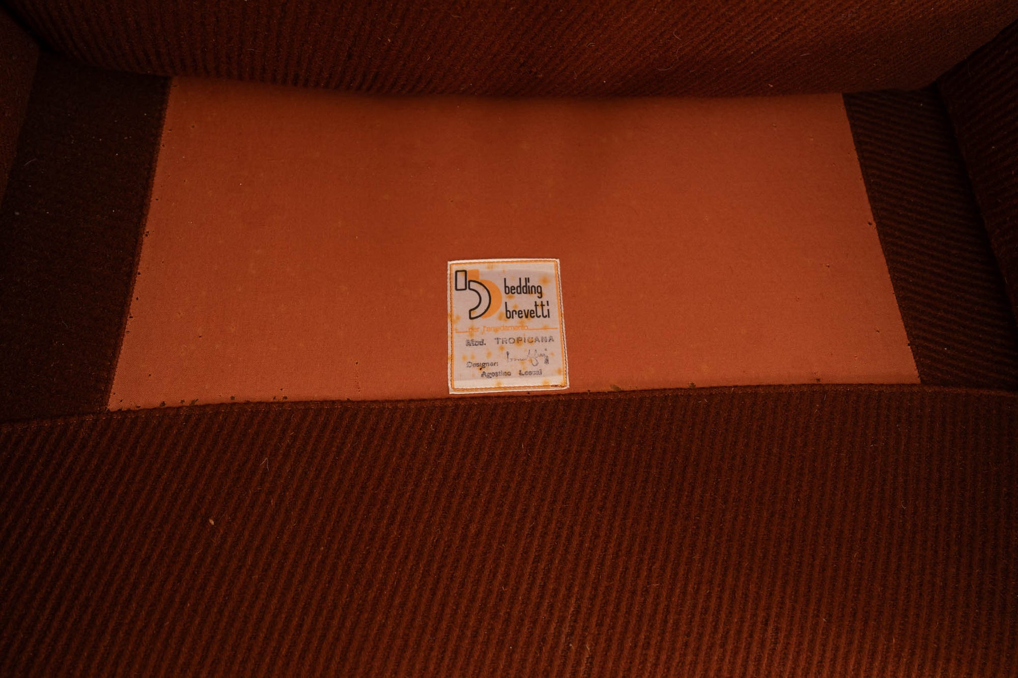 Tropicana zitset van Agostino Lescai voor Bedding Brevetti