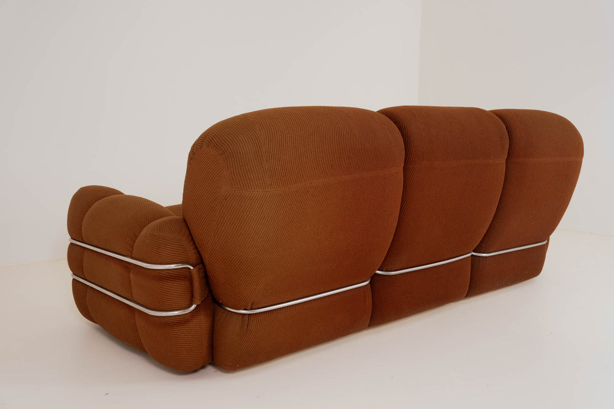 TROPICANA THREE-SEAT SOFA BY AGOSTINO LESCAI FOR BEDDING BREVETTI