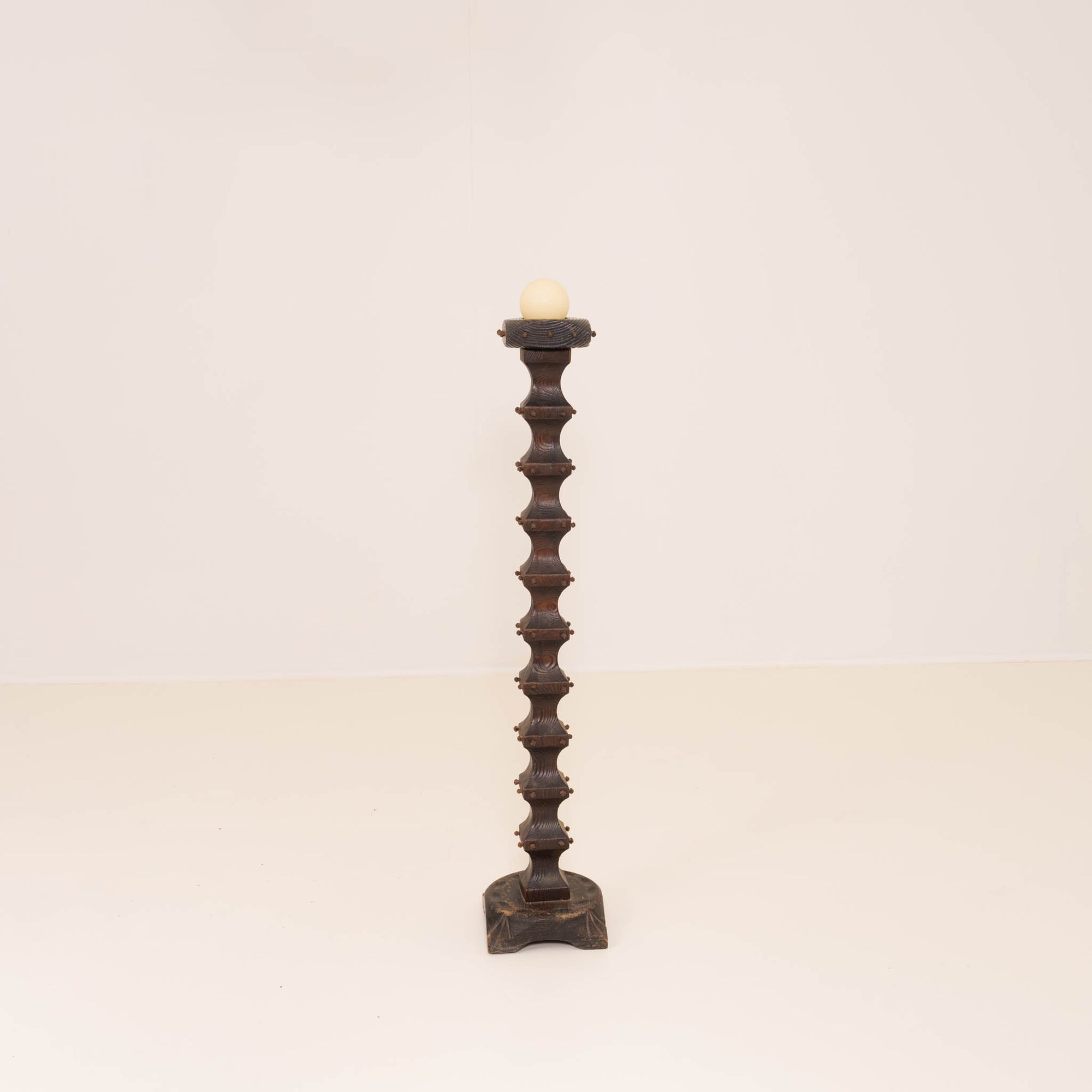Spanish Colonial Wooden Torchere