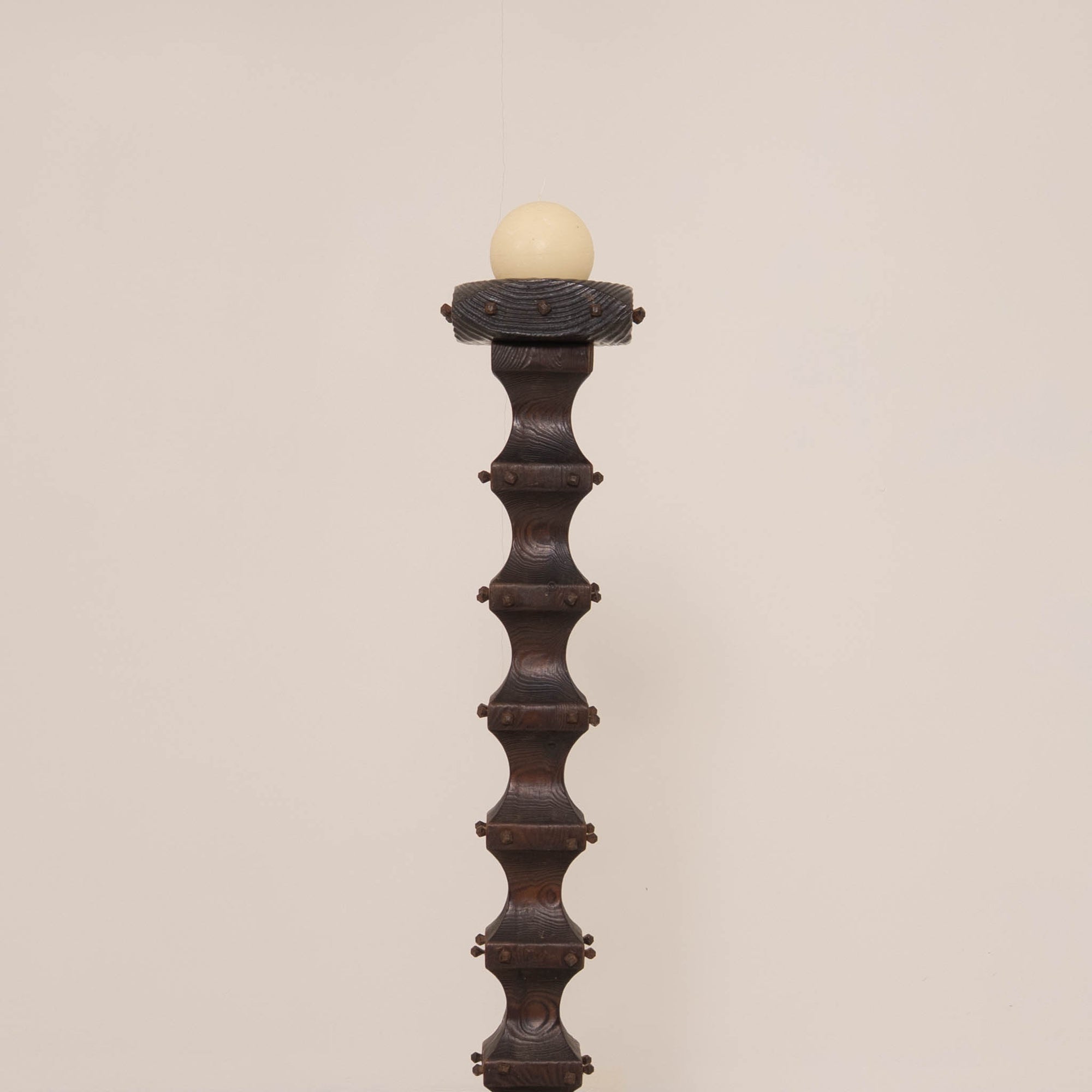 Spanish Colonial Wooden Torchere