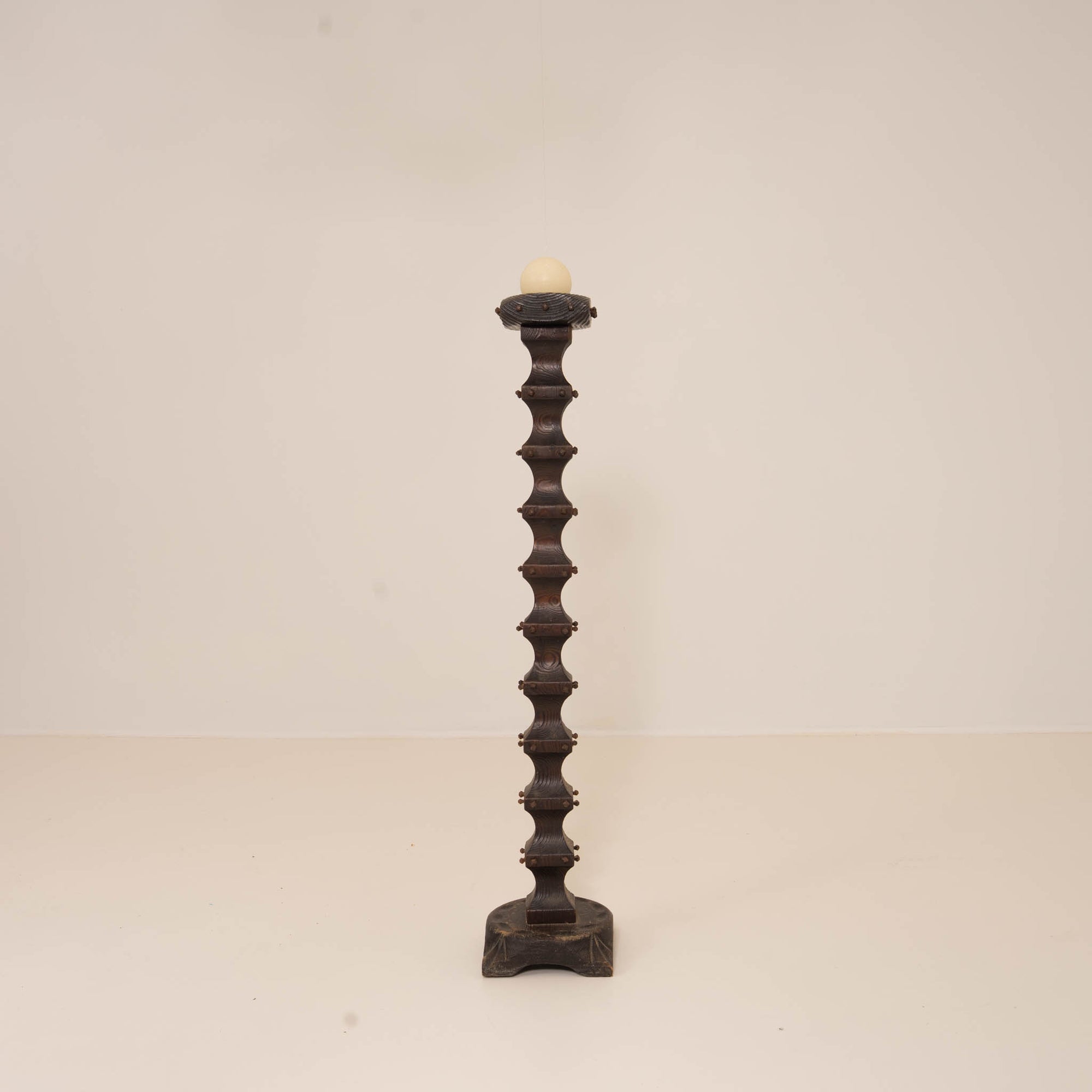 Spanish Colonial Wooden Torchere