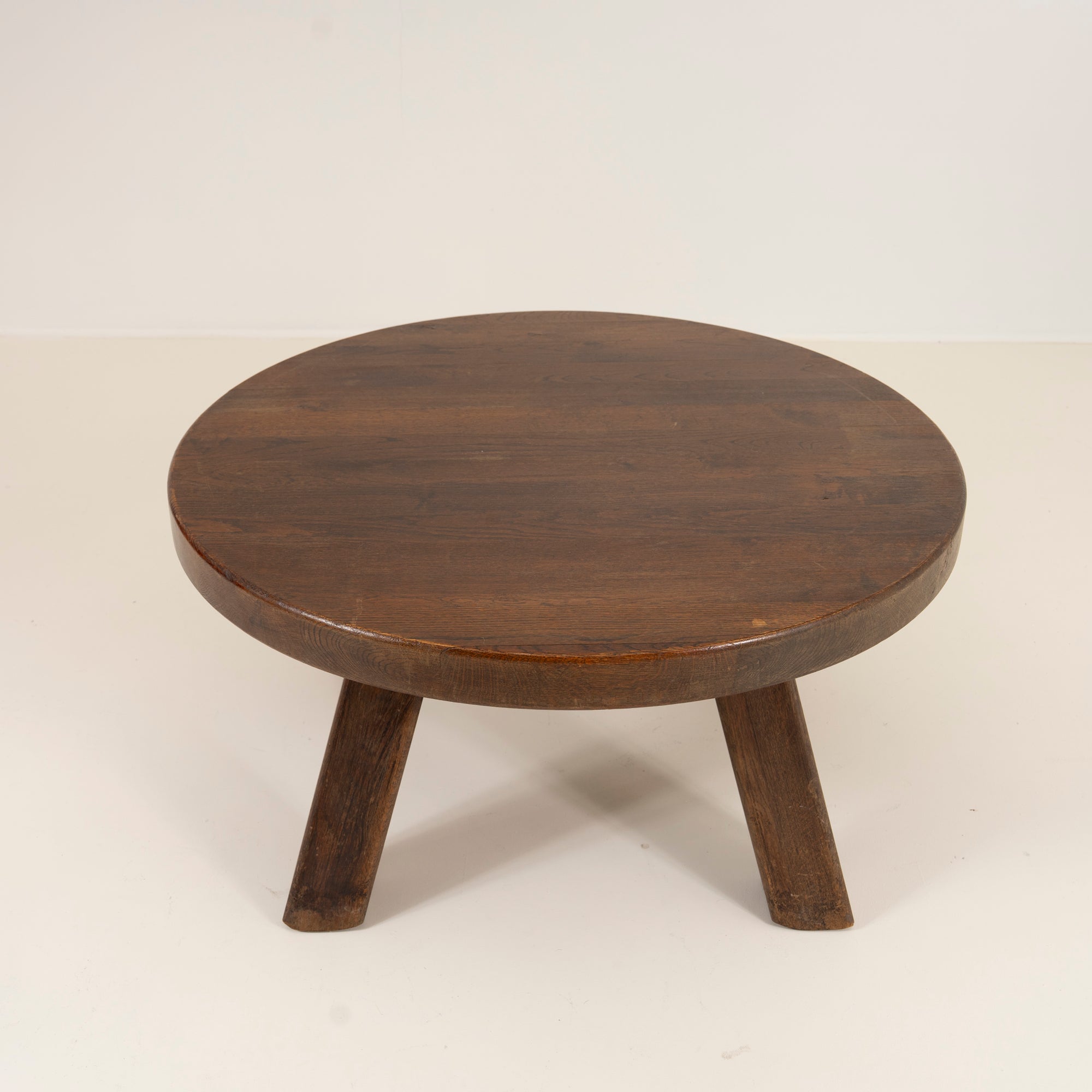 Brutalist Coffee Table – Solid Wood