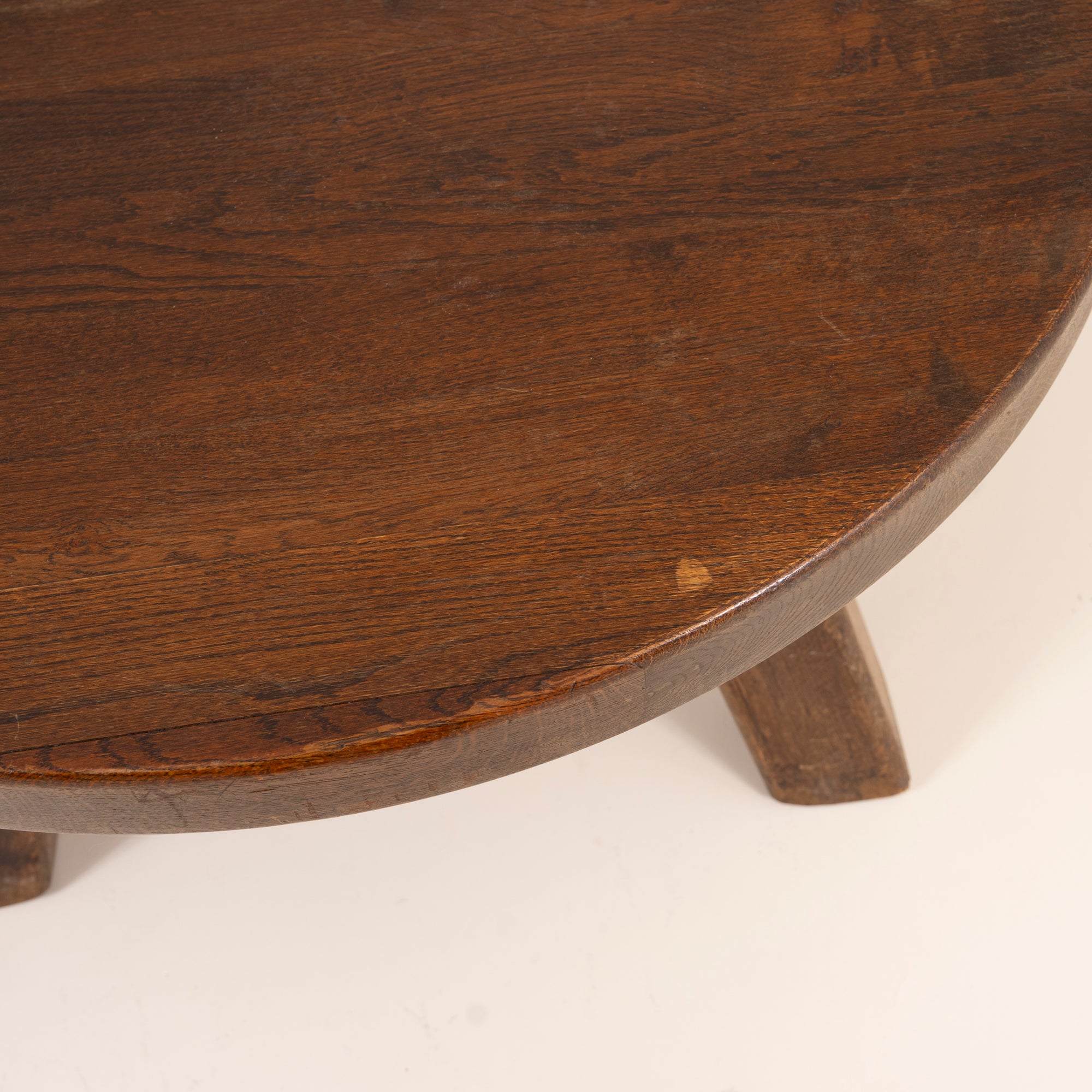 Brutalist Coffee Table – Solid Wood