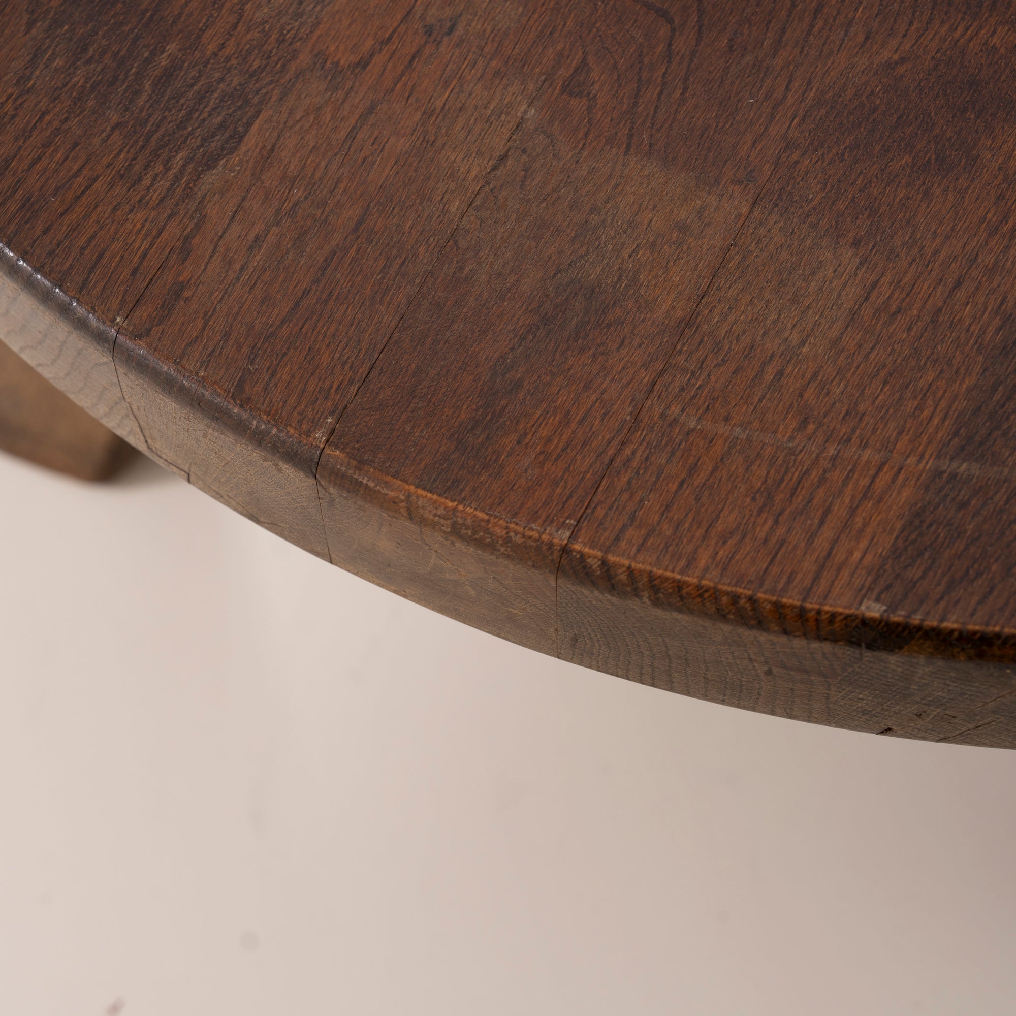 Brutalist Coffee Table – Solid Wood