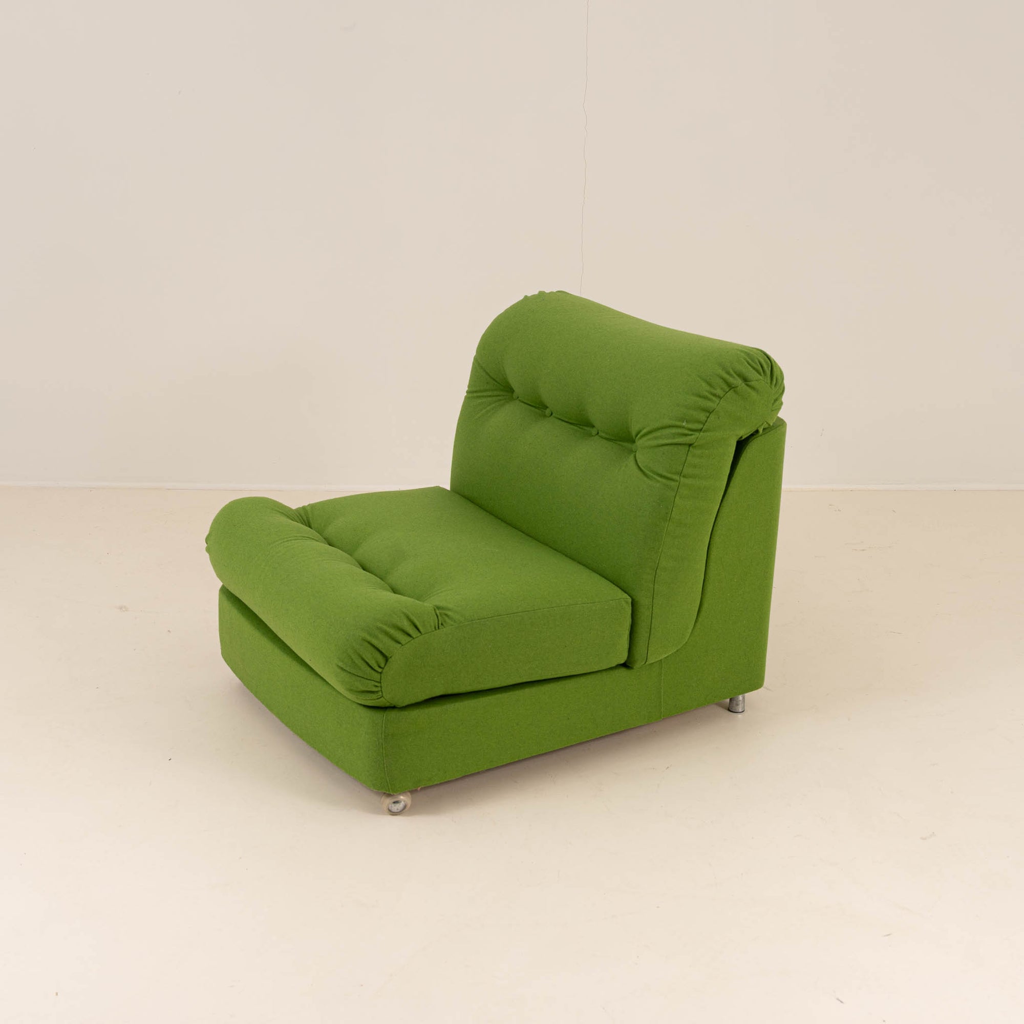 Vintage Low Lounge Chair – Reupholstered