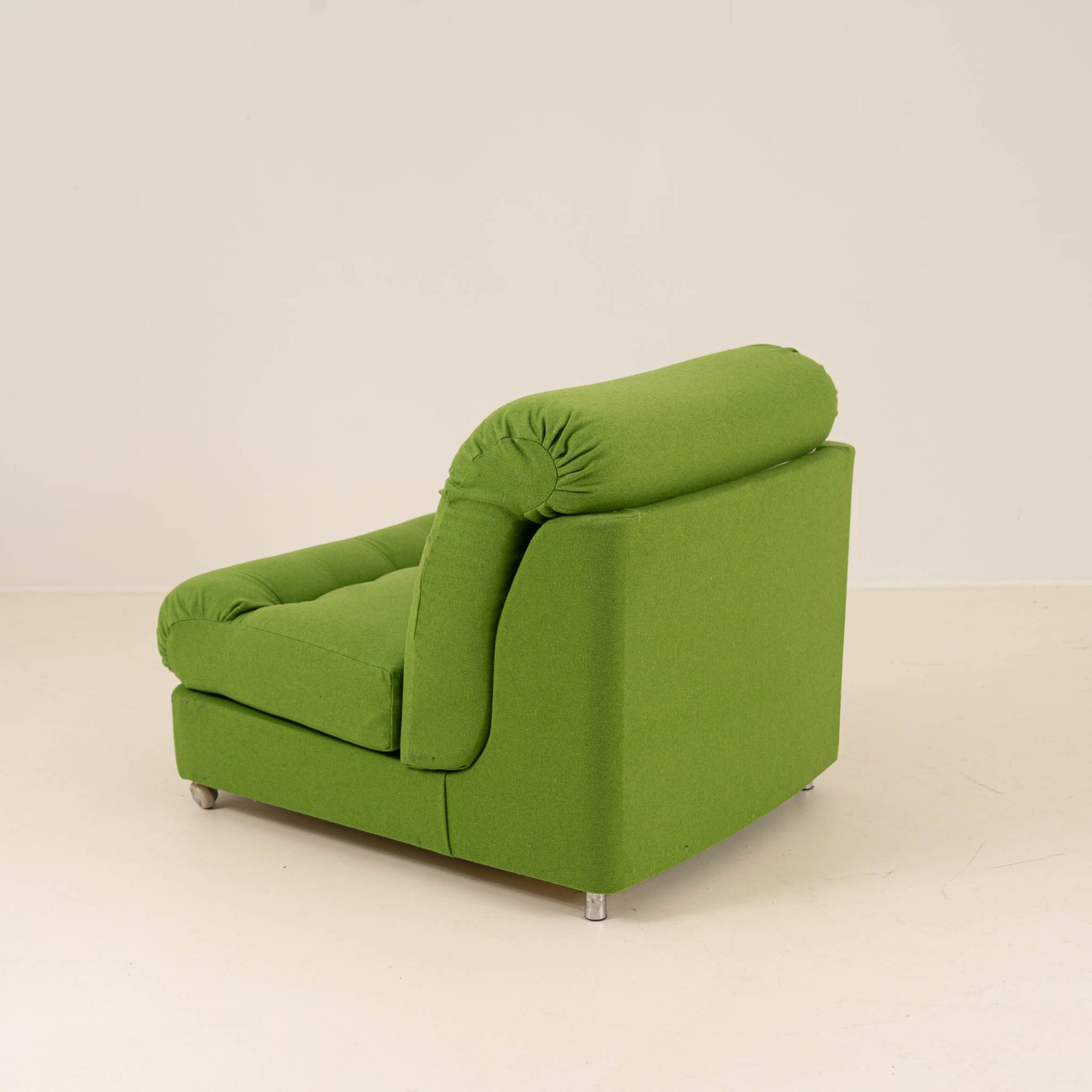 Vintage Low Lounge Chair – Reupholstered