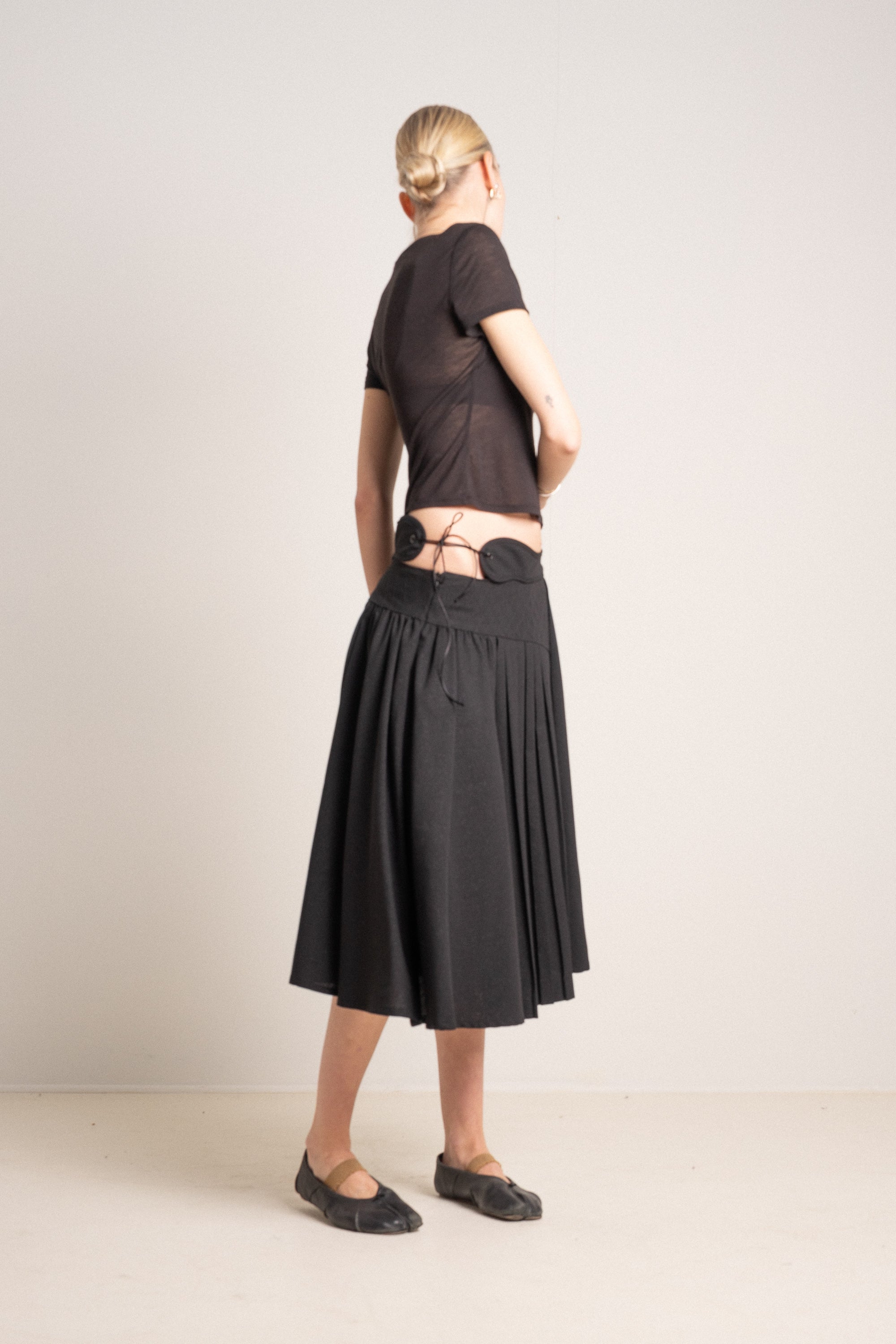 Early 2000s Bruno Pieters Pleated Skirt