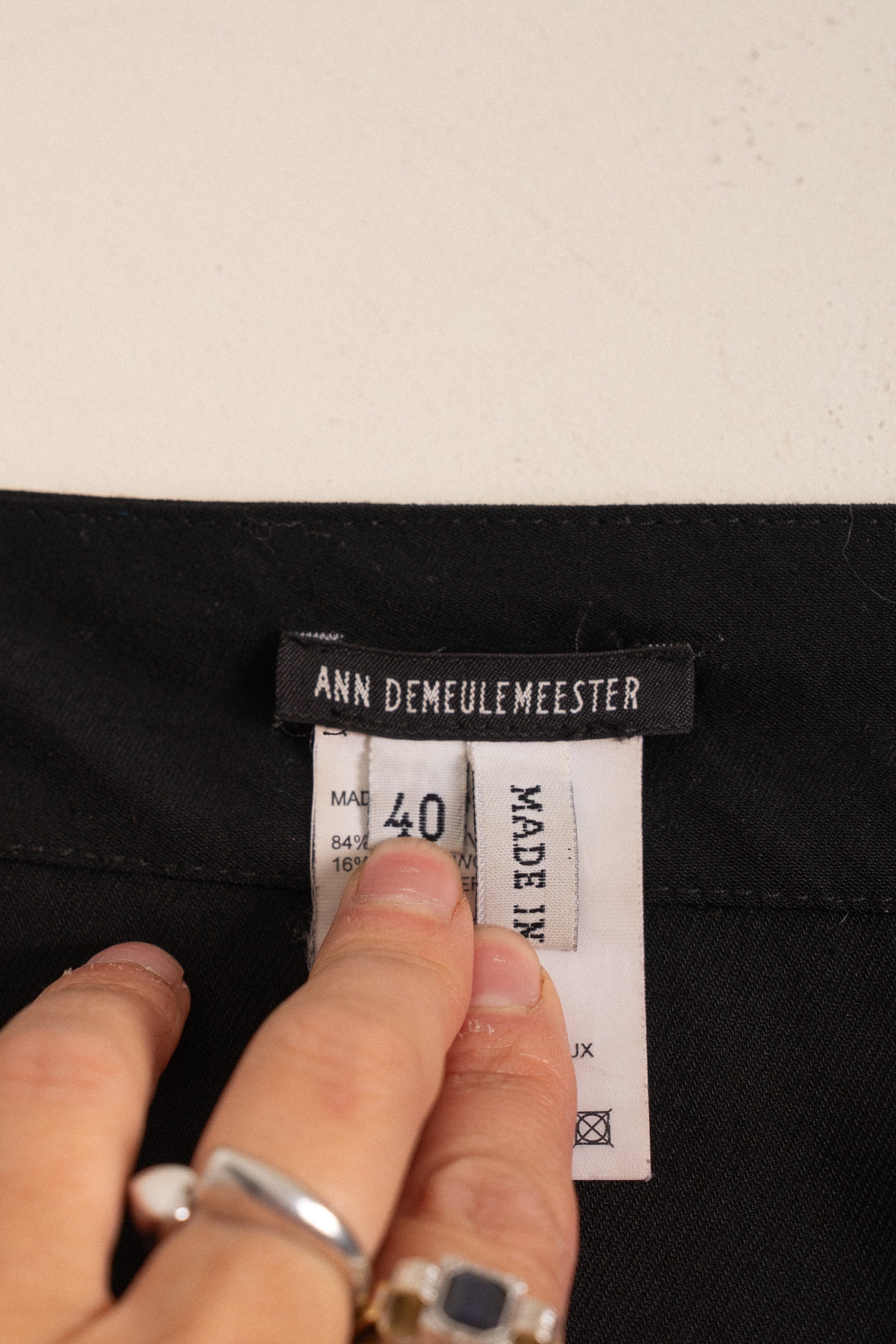 Early 2000s Ann Demeulemeester Wrap Skirt size 40
