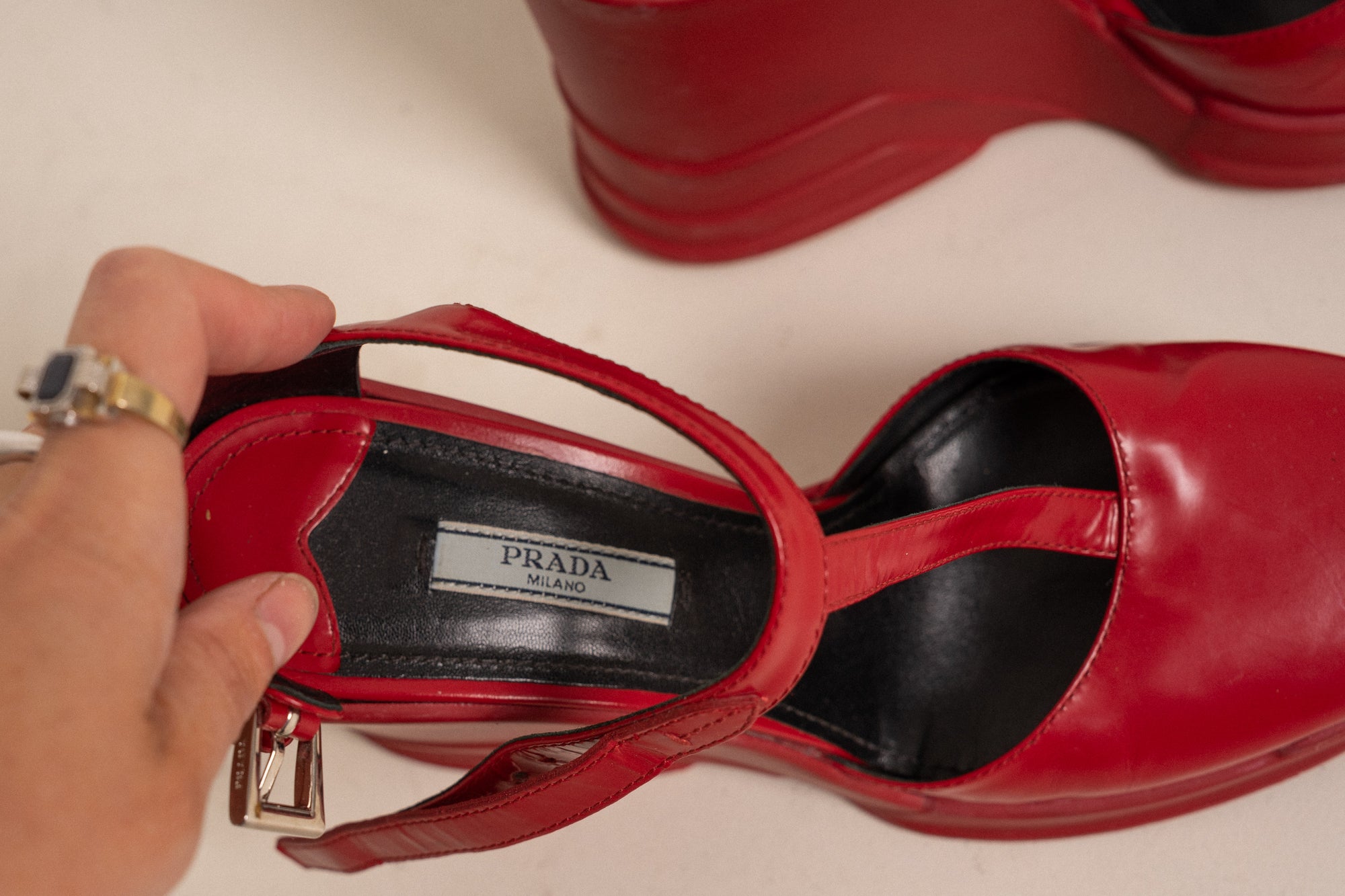 Prada FW2014 Platform Wedges size 39