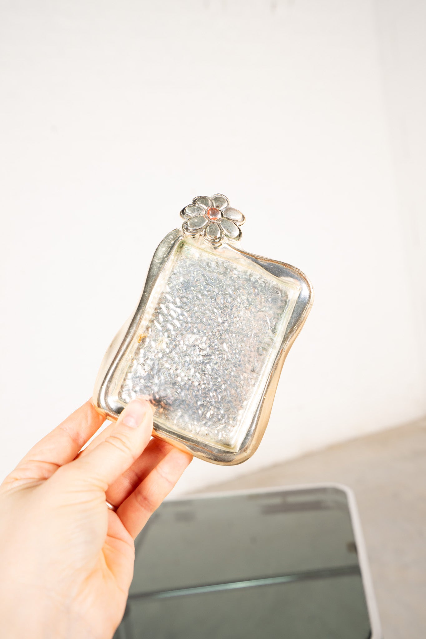 VERZILVERDE ZEEPBAKJE